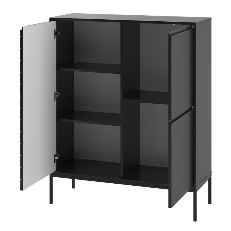 Annyka Square Accent Chest, Black