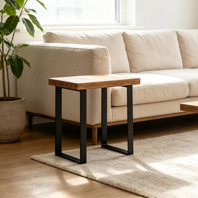 Ovellette Solid Wood Accent Stool