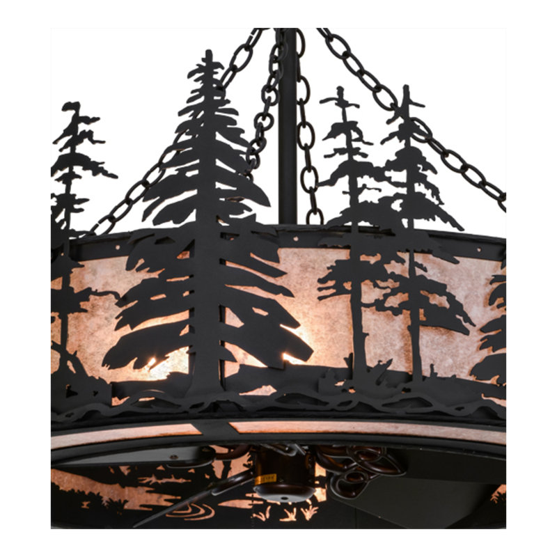 Tall Pines Downrod Ceiling Fan