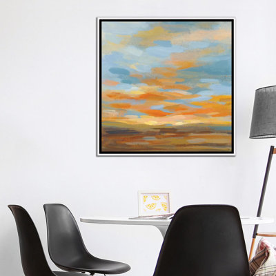 " High Desert Sky II Bright Blue " Oil Painting