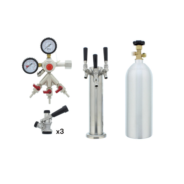 Zephyr Presrv Triple Tap Kit Accessory for PRKB Kegerators