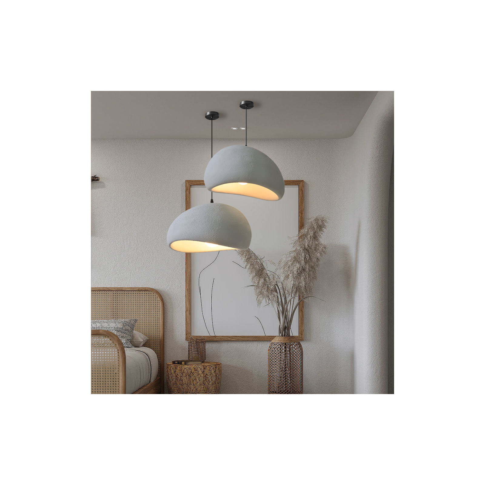 Prim Single Light Dimmable Pendant, 82" H x 19.68" W x 15.74" D