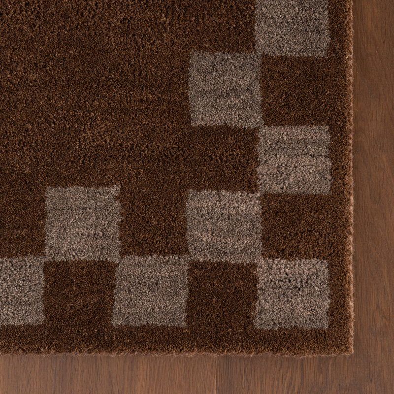 Treva Transitional Checkered Rug, Rectangle 8'6" x 11'6"