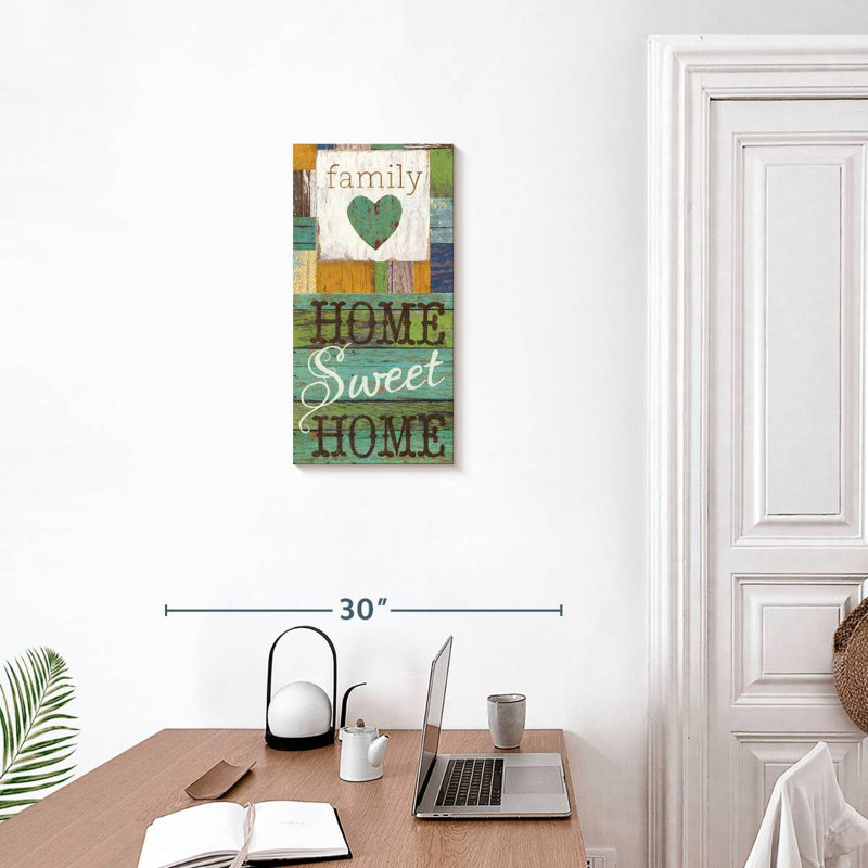 Plaque murale Sweet Home, H 24 po x l 12 po
