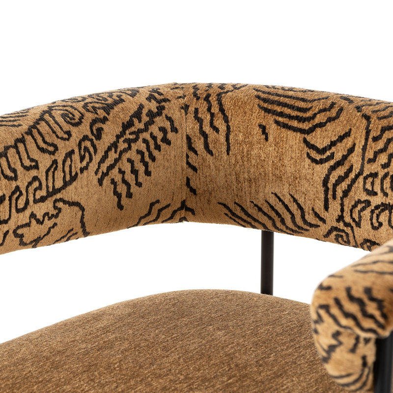 Grayson Stool, Bar Stool (30.5" Seat Height), Dharma Ochre Viscose (Rayon) Blend
