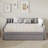 Aghwith Velvet Upholstered Full Daybed with Trundles - Solid Construction, Space Maximization-1322629