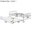 Lit plateforme robuste en bois avec lit gigogne, aucun sommier requis-1234180131