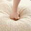 Canapé sans accoudoirs en chenille léopard avec 1 coussin - café beige-125536768
