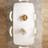 Modern White Rectangular Sintered Stone tabletop Dining Table-924797627