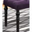 Banc de salle à manger mauve en tissu-1756905632
