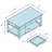 Karley Solid Wood 4 Legs Coffee Table with Storage-1703031728