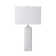 Lampe de table 1 lumière Hale 22,5 po de haut - blanc