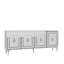 Buffet 4 portes avec détails rectangulaires dorés / argentés-761497055