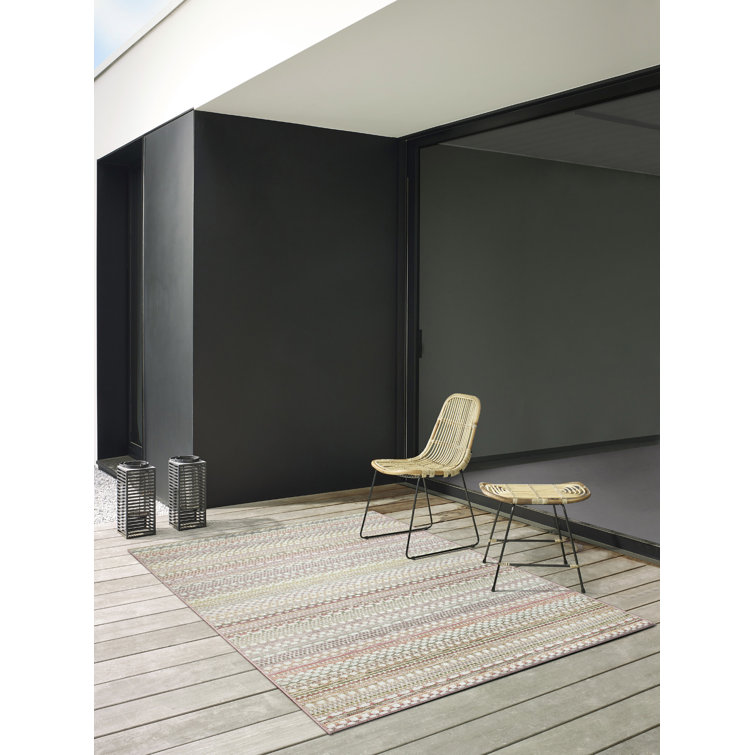 Shelford Striped Indoor / Outdoor Area Rug