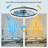 Black Crystal Ceiling Fan with Light and Remote, Modern Chandelier Style-1470677182