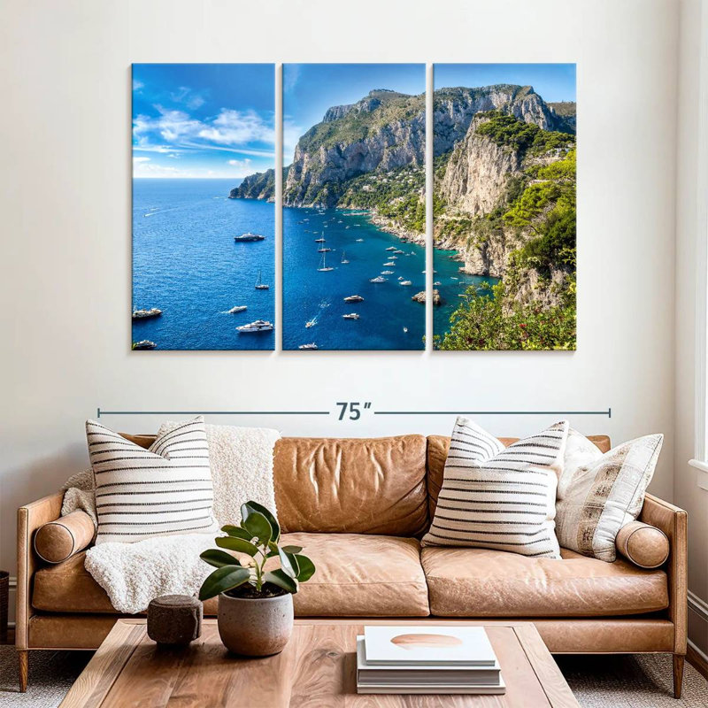 Gillard, île de Capri, H 42 po x l 65 po
