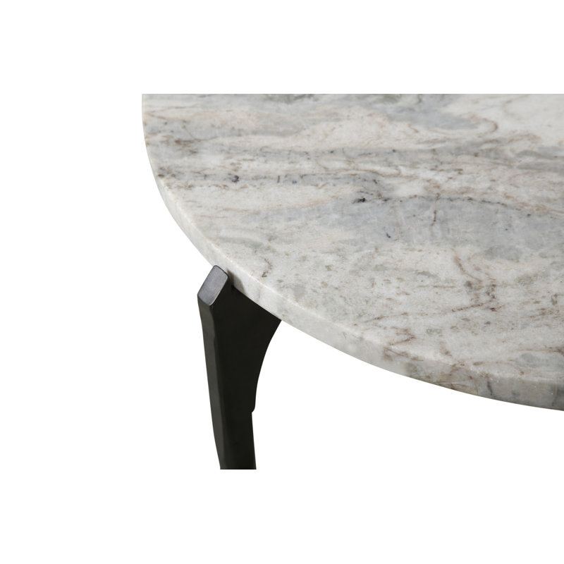 Currington Marble Top End Table, Fantasy Brown