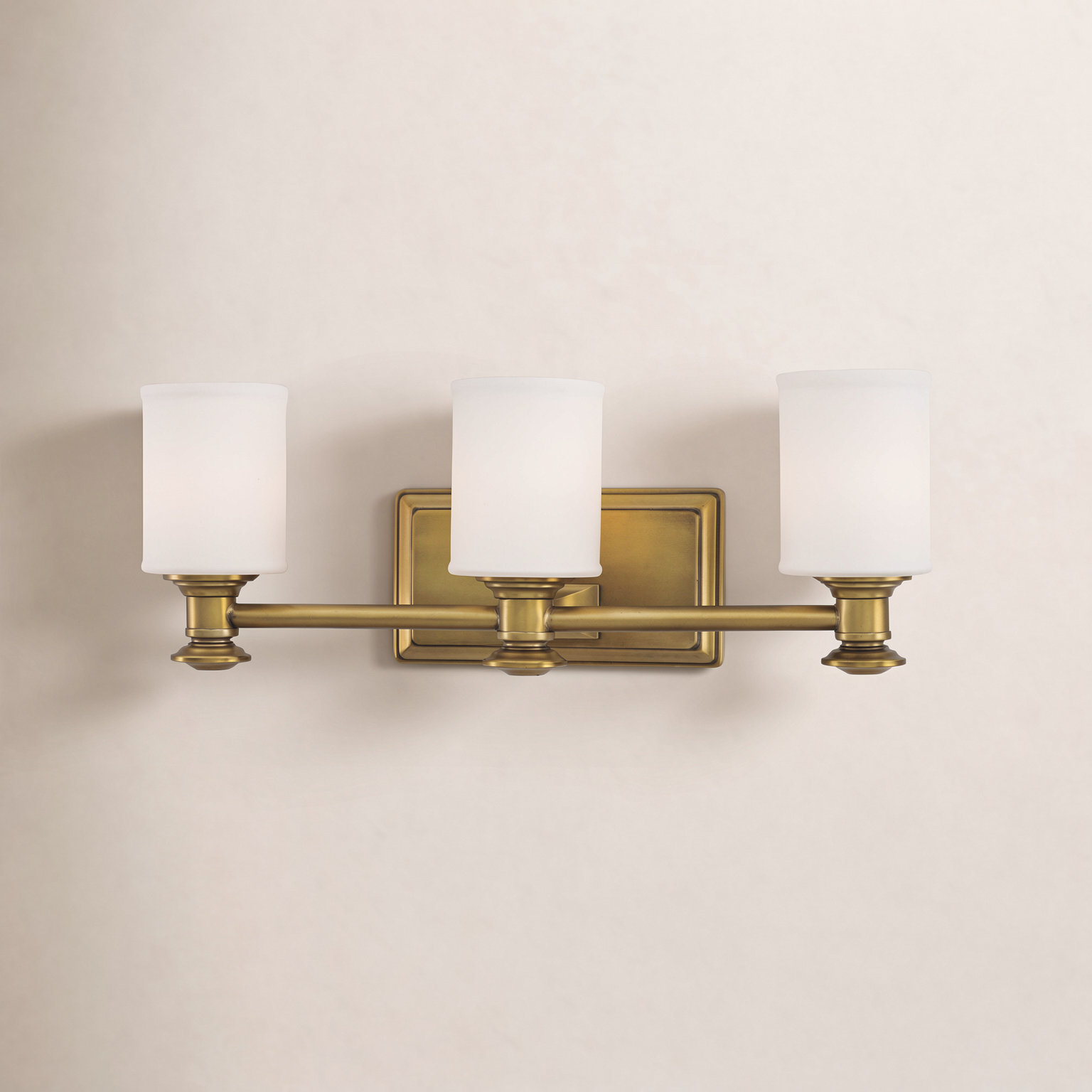 Everlee 3 Light Dimmable Vanity Light, Liberty Gold