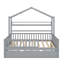 Lit maison avec lit gigogne et tablette-111402896-111402897