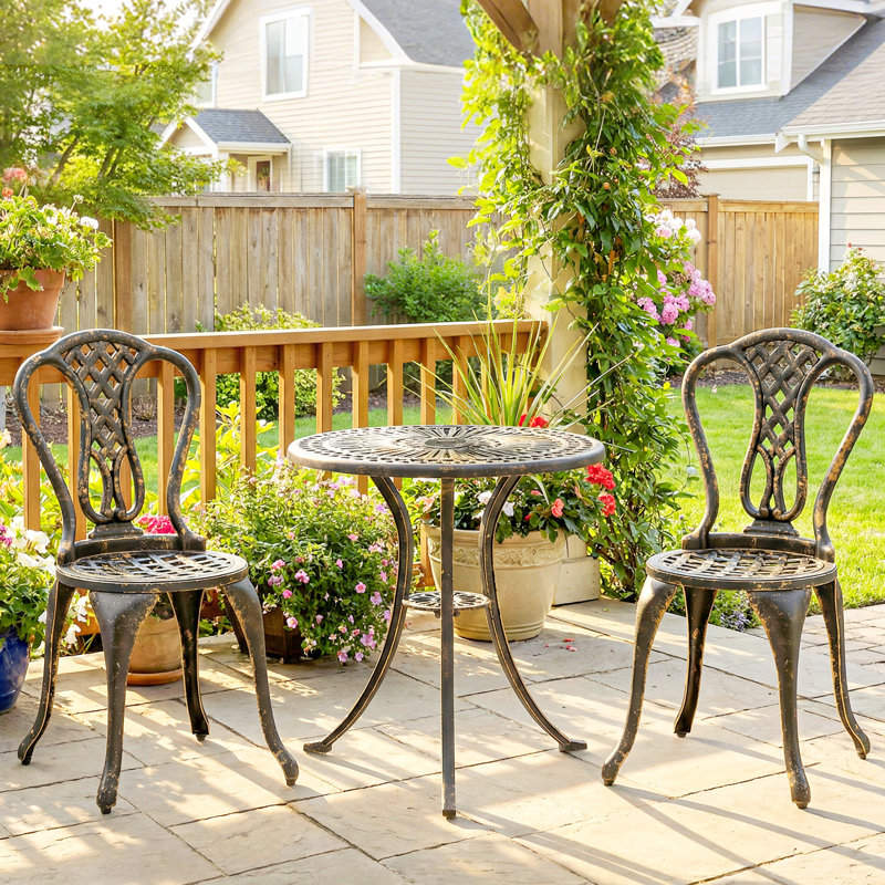 2 - Person Patio Dining Set with Round Table