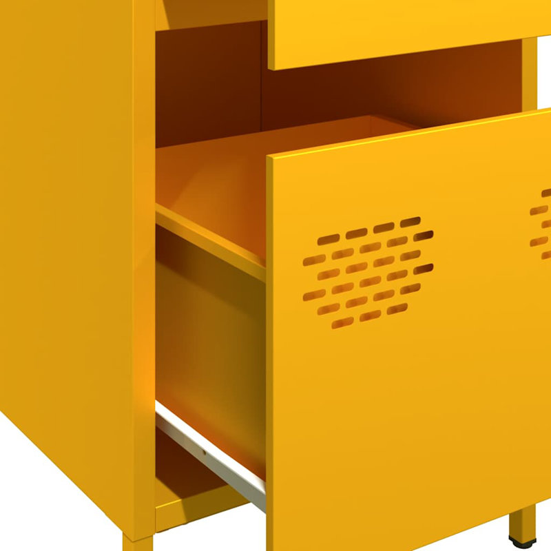 Ameyali End Table, Mustard Yellow