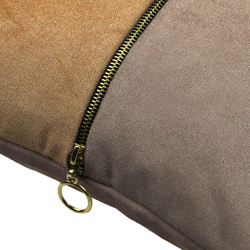 Square Throw Cushion, Caramel/Mocha