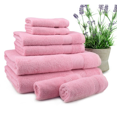 Adlena 8 Piece Turkish Cotton Towel Set