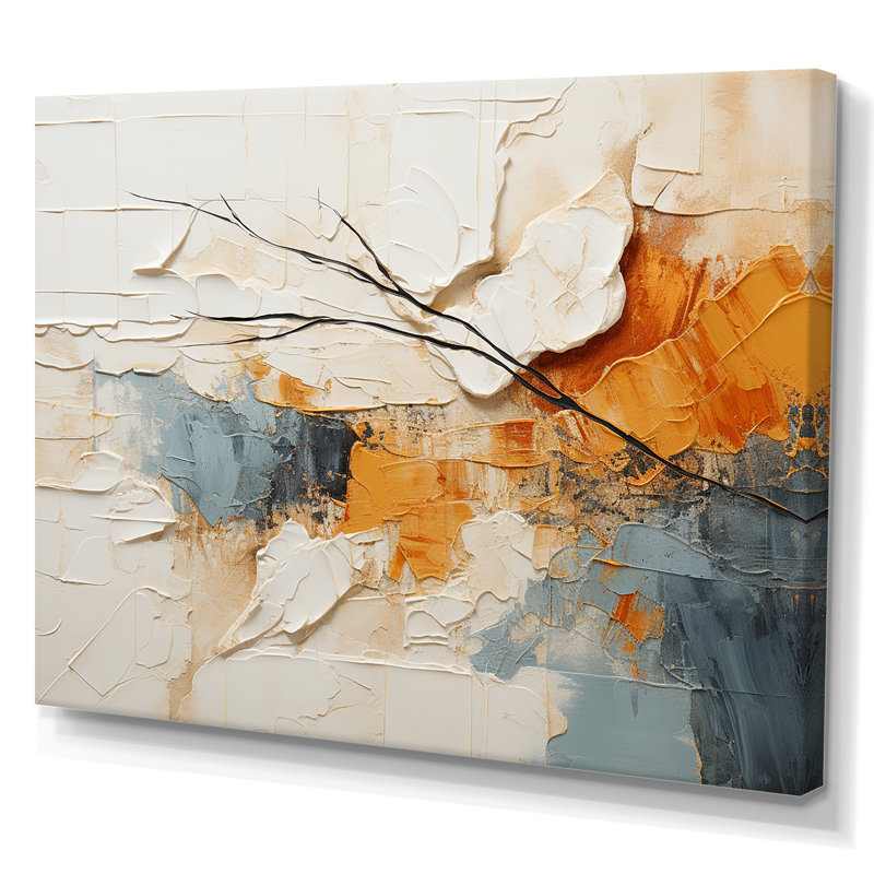 Minimalisme moderne, sérénité scandinave, reproduction d'art sur toile, Toile tendue, H 34 po x l 44 po, Sans cadre