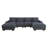 Suban 123'' Corduroy Sofa