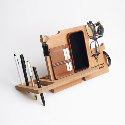 Wood Desk Organiser