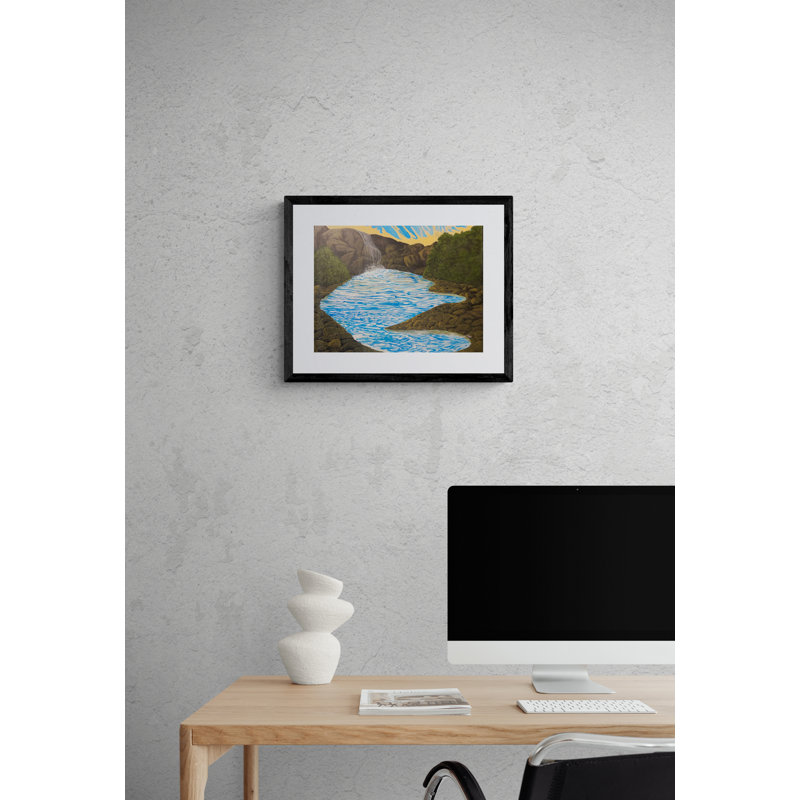 Le son du calme 05 par Alicia Lopez, 16" H x 20" W