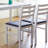 Dainis 5-Piece Modern Dining Table Set, Wooden Kitchen Table Chair Set For Four-1946189906