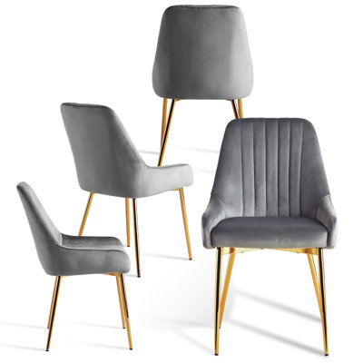 Maulsby Tufted Velvet Dining Chair
