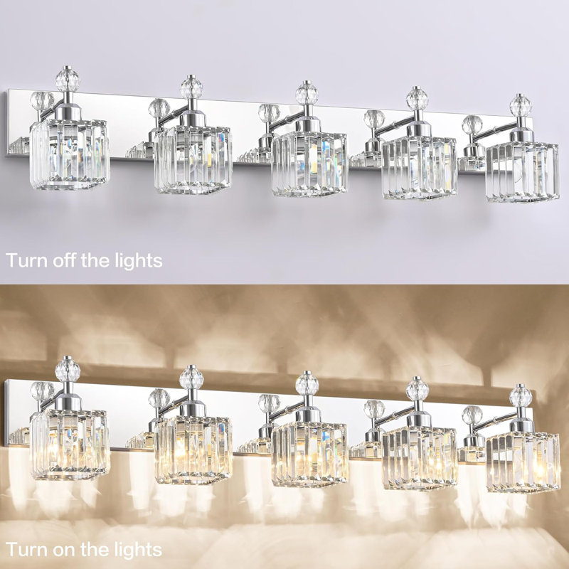 Luminaire de salle de bain Modern Crystal