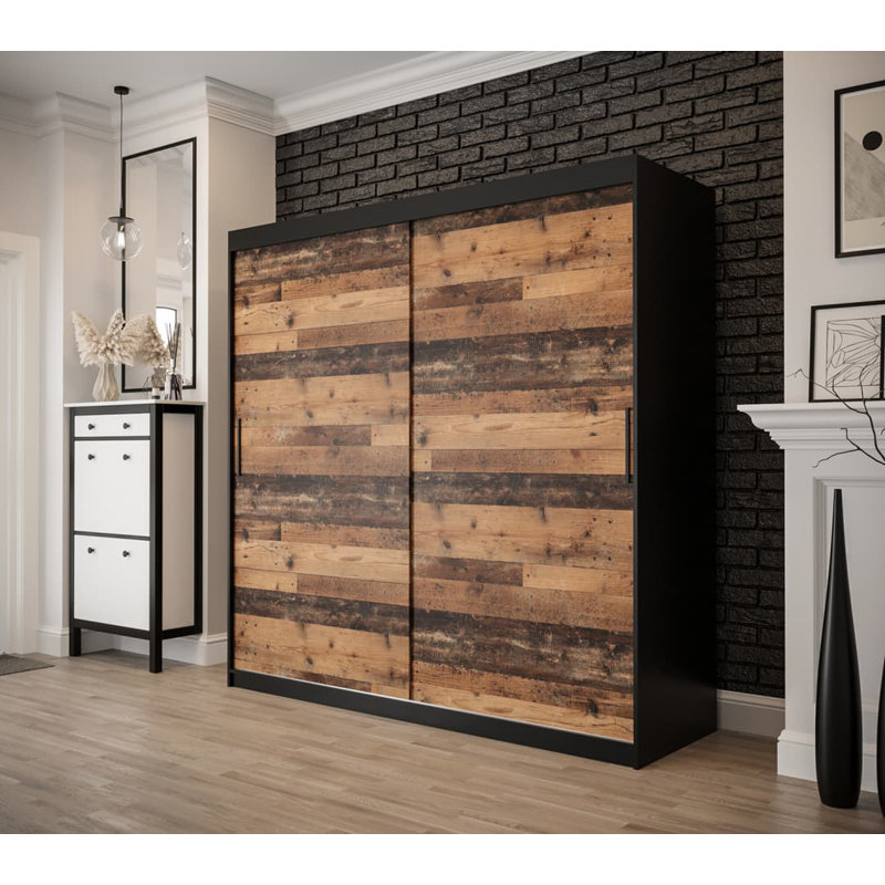 Orkin 2 Door Manufactured Wood Wardrobe
