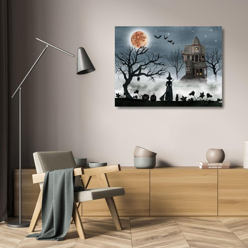 The Holiday Aisle® Popp, Grace Art sur toile tendue, Collection Harvest Moon A, H 19 po x l 24 po
