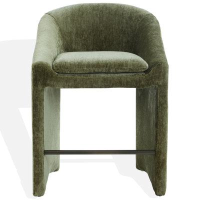 Oshawa Upholstered Chenille Bar and Counter Stool