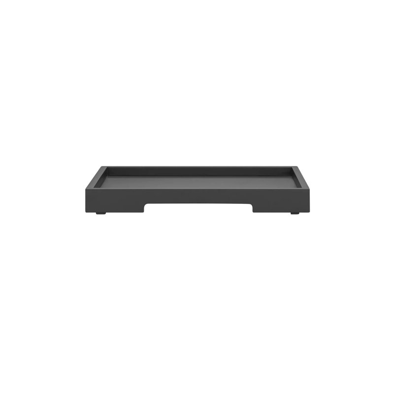 Tray, Black, 3.2cmH x 24.8cmW x 19.5cmD