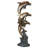 Statue de jardin triple dauphins