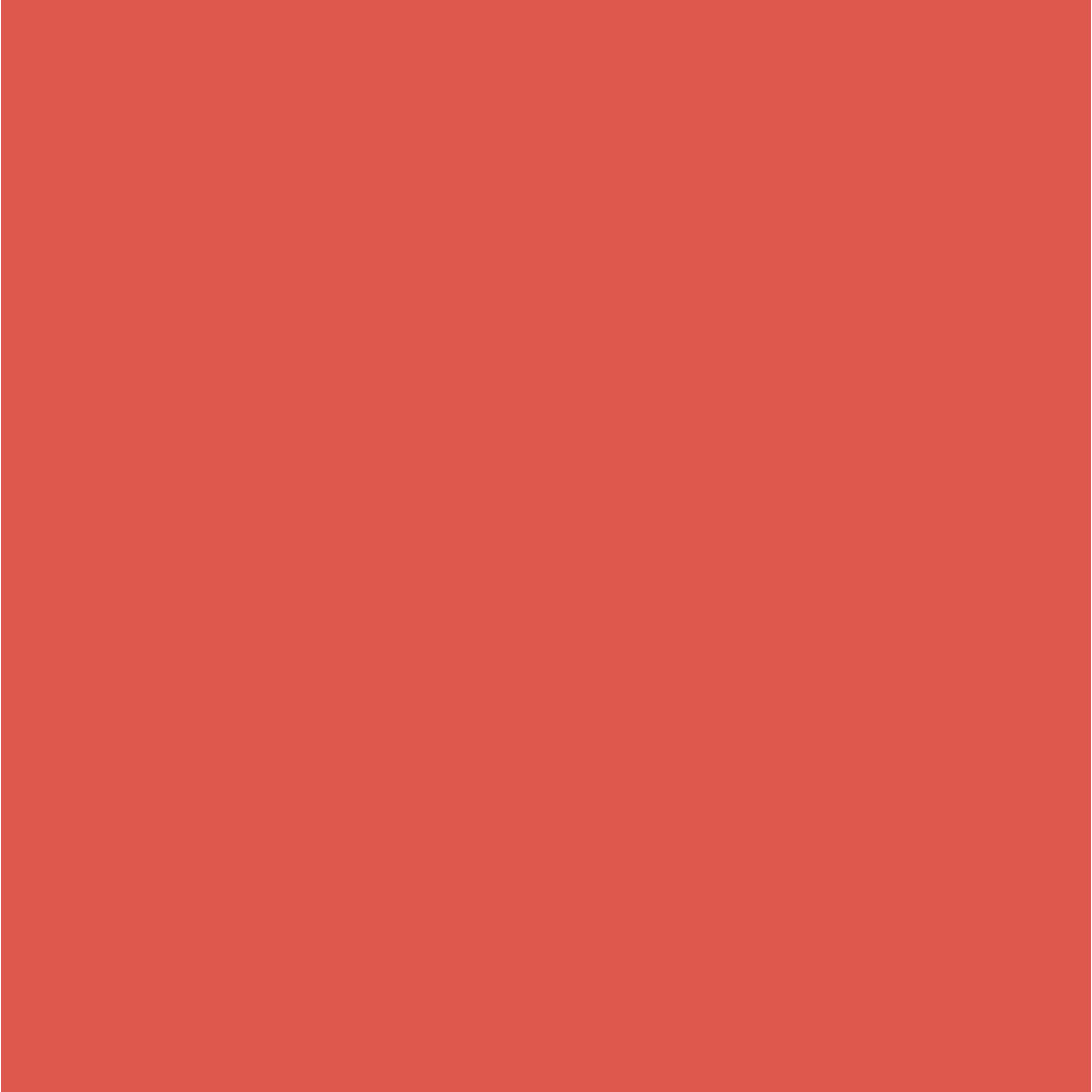 Outdoor Dining Chair Cushion, 3" H x 20" W x 20" D, Coral