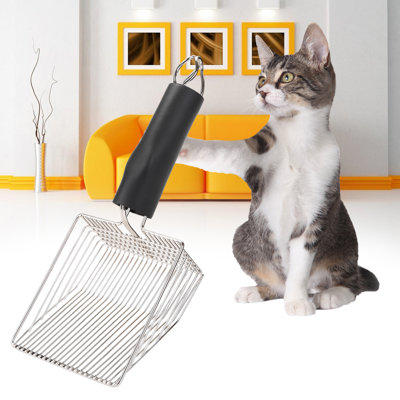 Pares Pet Cat Dog Metal Litter Scooper