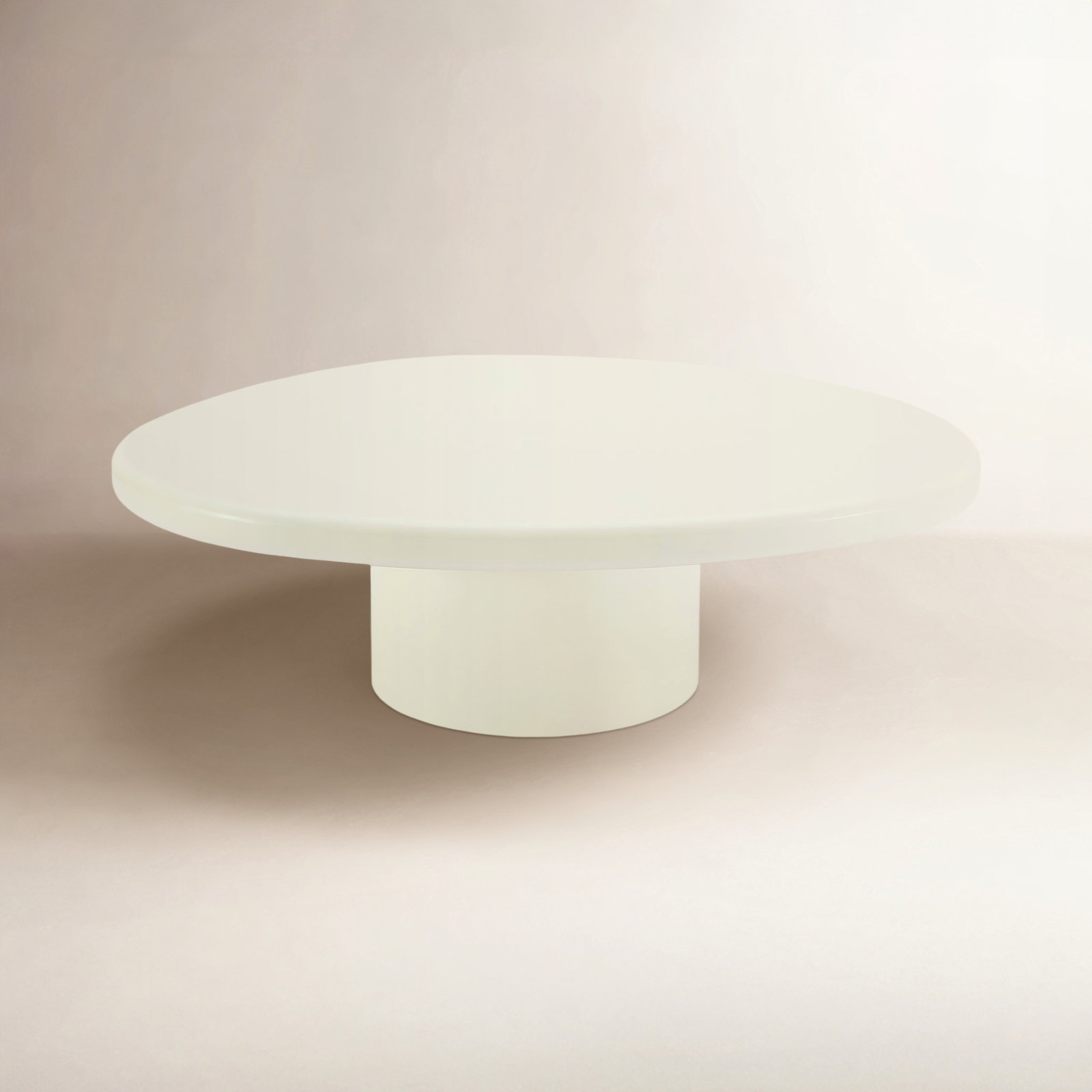 Kaden Short Wooden Coffee Table In Rice