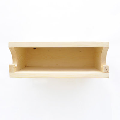 1 Piece Solid Wood Accent Shelf