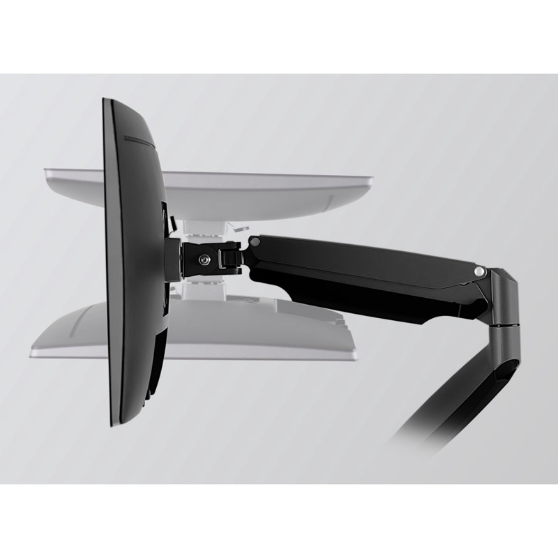 Dual Monitor Adjustable Arm Desk Mount with Gas Spring