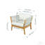 Méridienne d'extérieur en bois d'acacia Quessia-126042937-126042939
