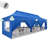10x30 Heavy Duty Pop Up Canopy Tent with Sidewalls - Commercial/Event/Wedding Waterproof Instant Shelter, UV 50+ Protection & Reinforced Hexagonal Legs, Includes Carry Bag for Portability-111624266