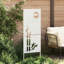 Vidaxl Garden Privacy Screen White 50 X 140 Cm Cold-Rolled Steel-121122325