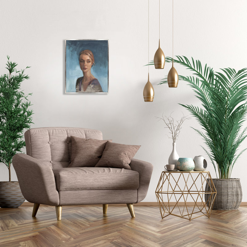 Feeling Blue Print by Ryan Brown, 31.5" H x 25.5" W