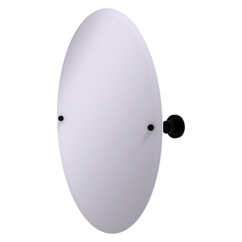 Miroir d'appoint Lera, Noir mat