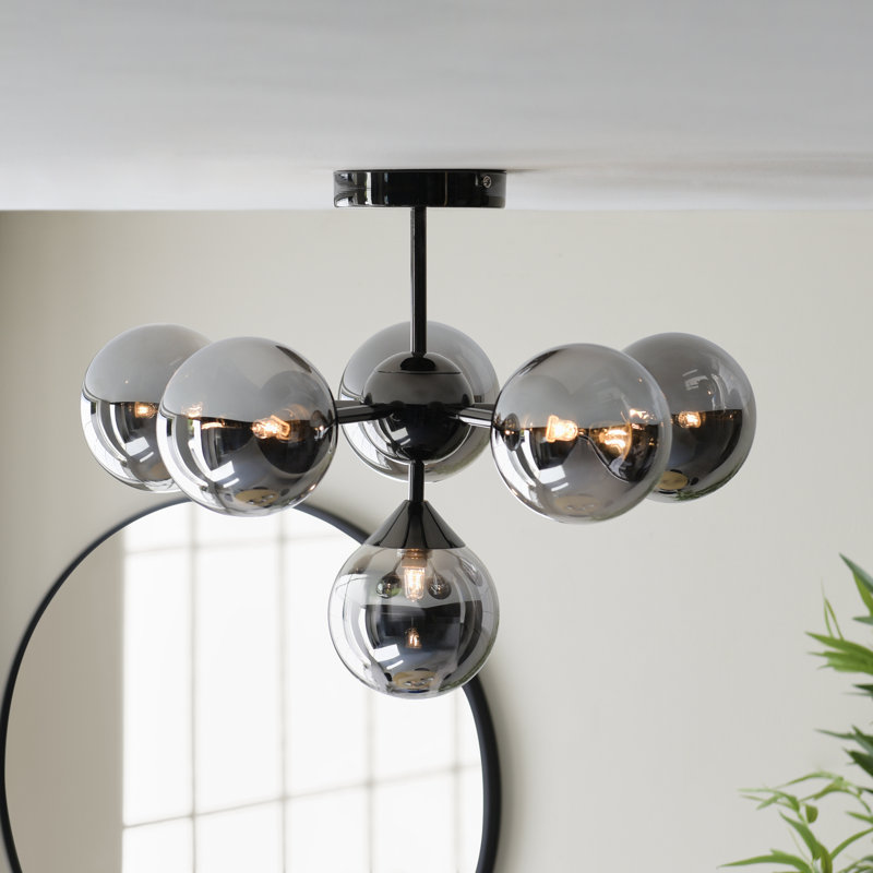 Jaxon Glass Semi Flush Mount